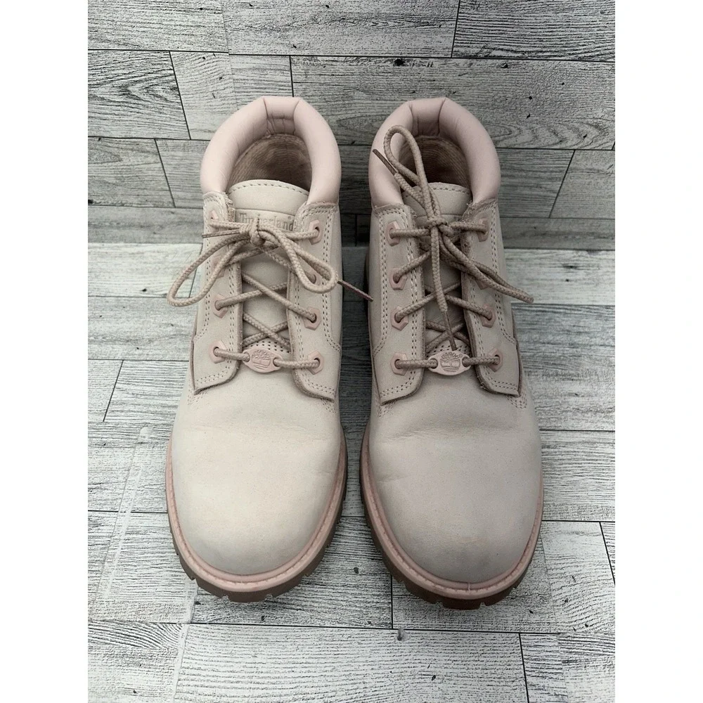 Timberland Women's Nellie Double Waterproof Ankle‎ Boot Pink US 7